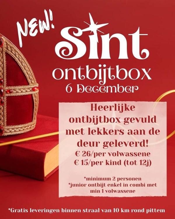 Sint ontbijtbox aan huis