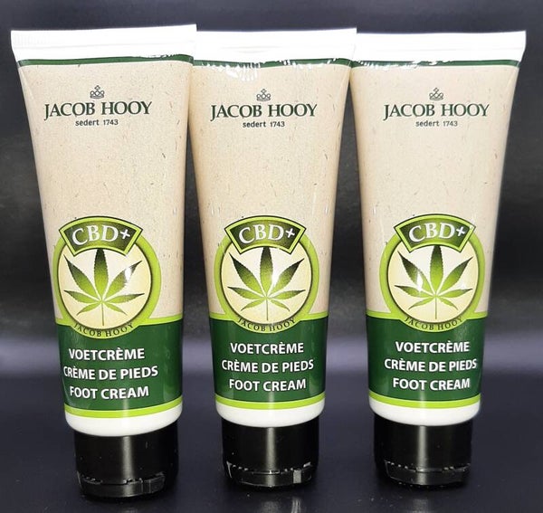 Jacob hooy cbd voetcrème 2+1 gratis