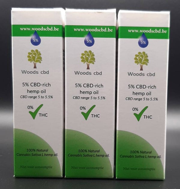 cbd olie 5%  2+1 gratis