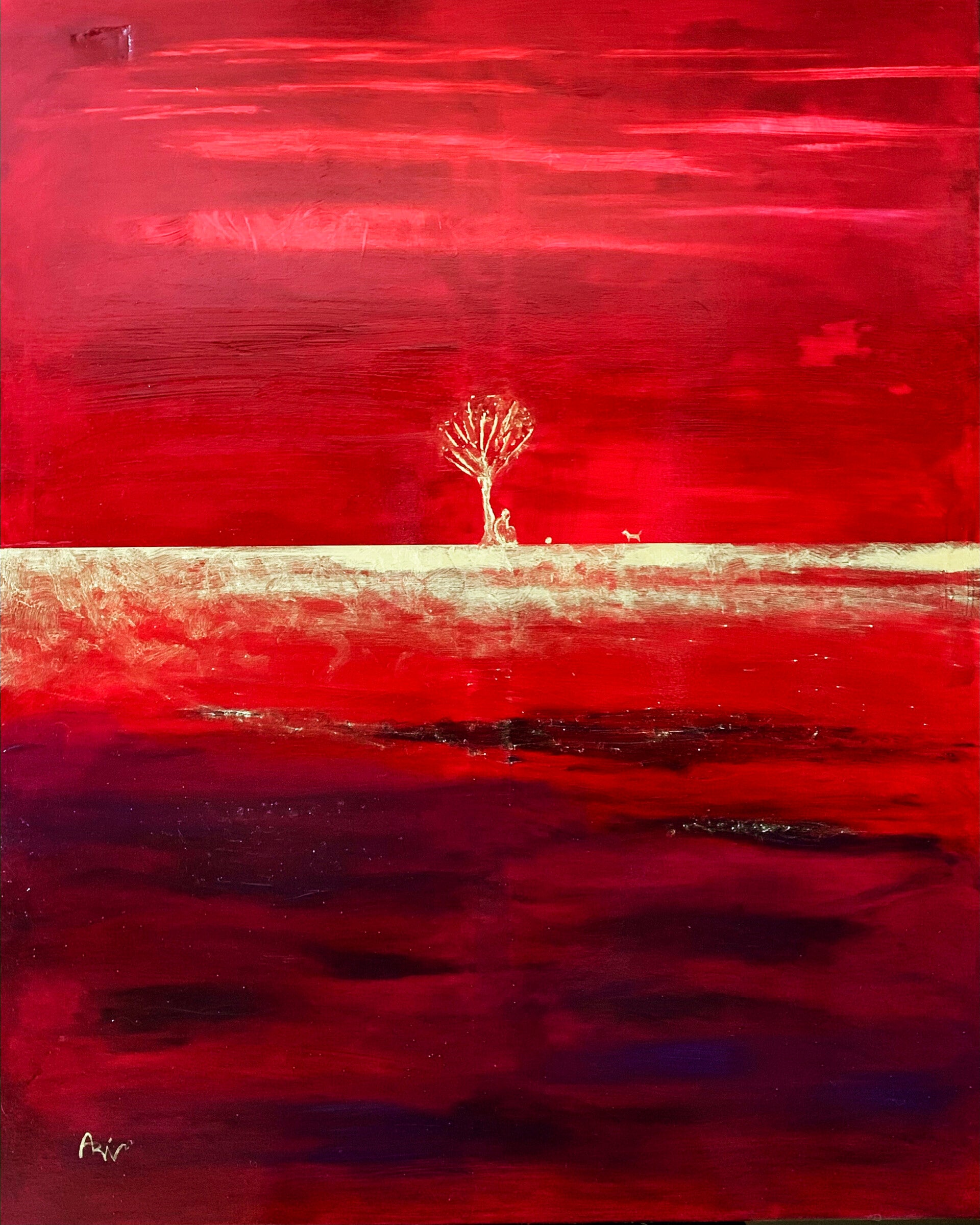 "Le  vieil homme et son chien" de Vincent ARIN 2022