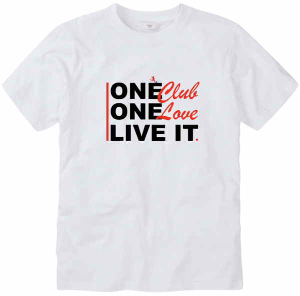 One Club, One Love, Live It (White)