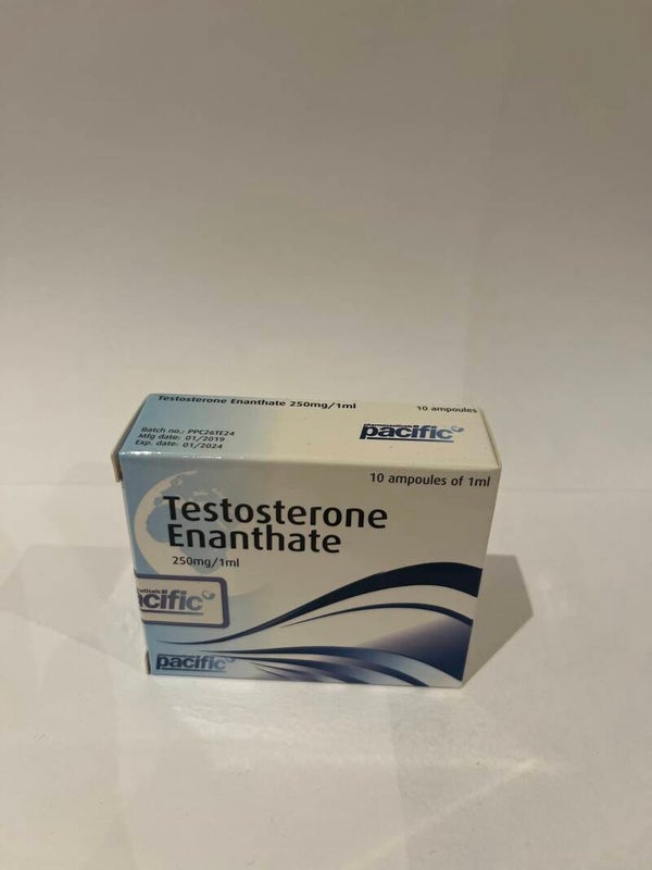 Testosterone Enanthate 250mg/ml Pacific pharmaceuticals www.sterious