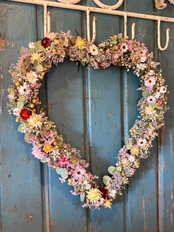 Droogbloemetjes hart