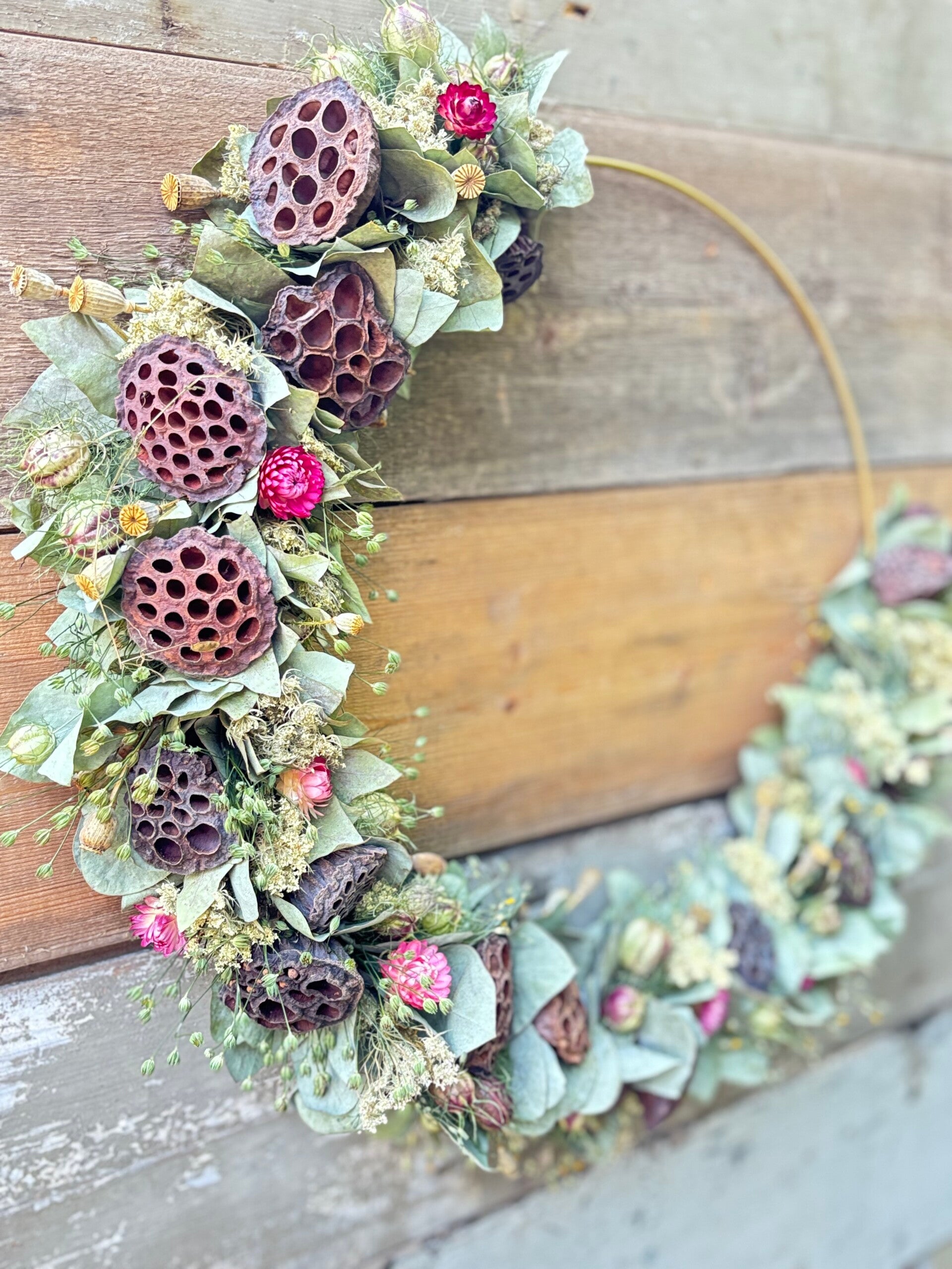 Grote eucalyptus krans