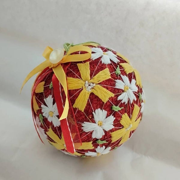 TEM0001 Temari floral