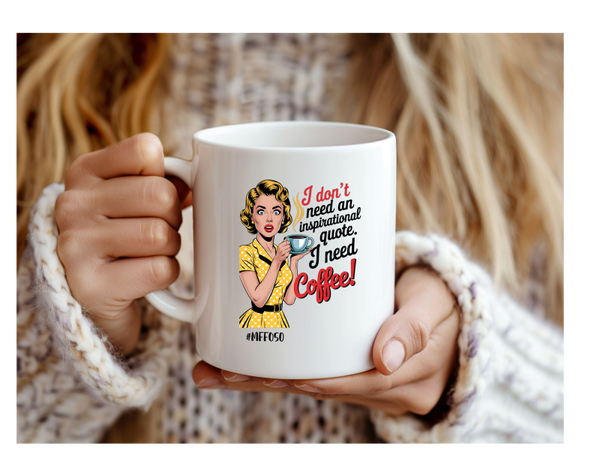 Snarky 11 ounce retro coffee mug