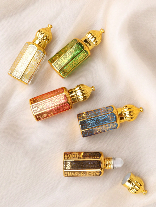 12ml Coloured Arabian bottles