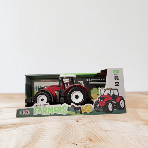 Traktor mit Sound und Licht, Farm, Holzgreifer, Kran, Spielzeug, Landwirtschaft