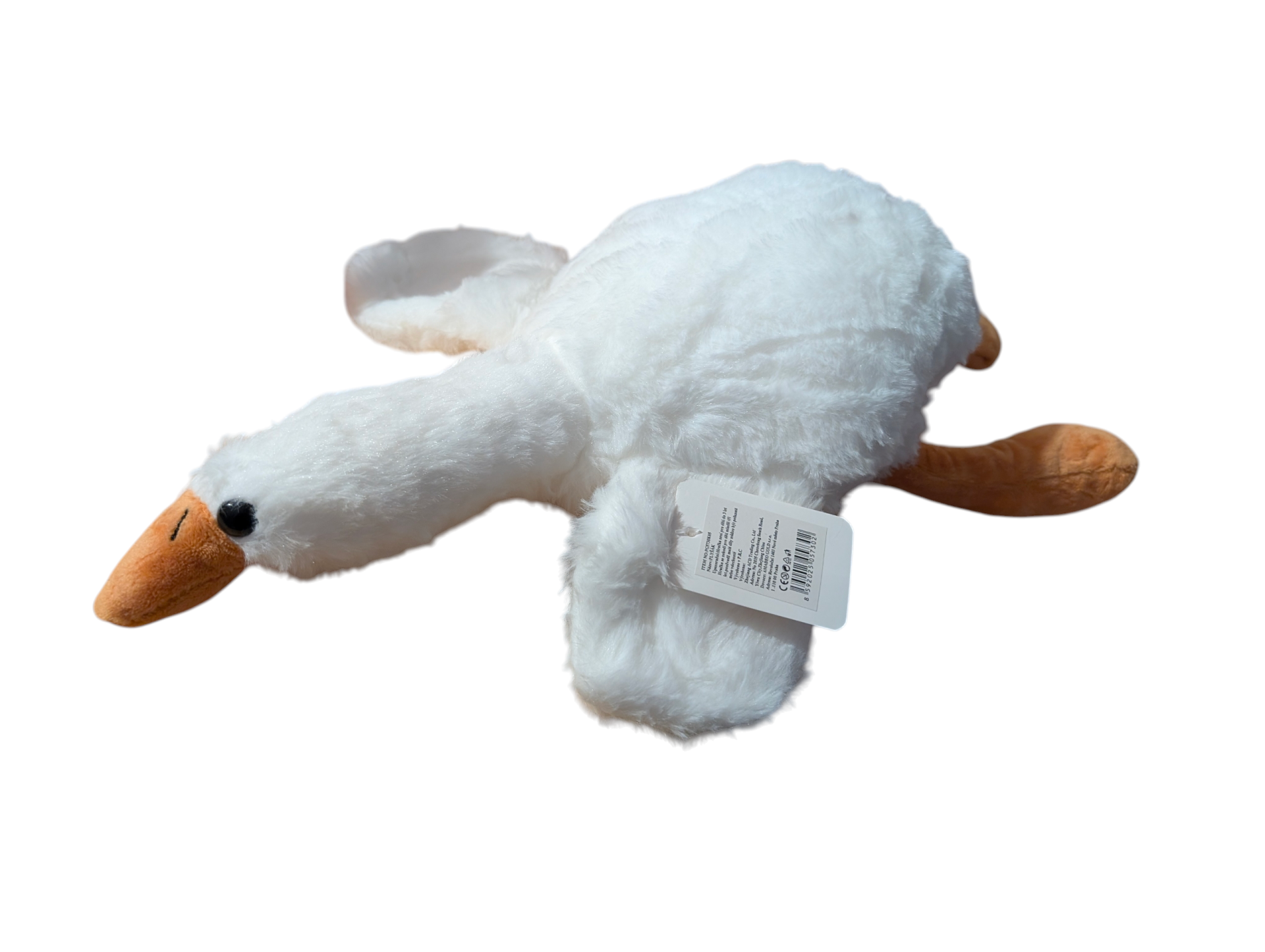 Weiße Gans "Erna", ca. 42 cm, weich und kuschelig, Ente