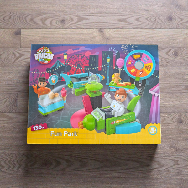 Kids Bricks, VERGNÜGUNGSPARK, 130 Teile, ab 3 Jahre, Klemmbausteine