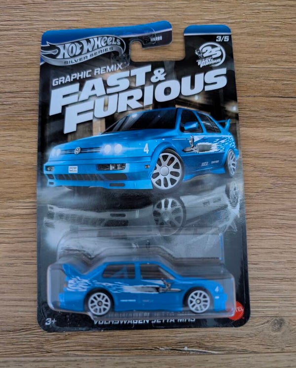 Hot Wheels Volkswagen Jetta MK3 – The Fast & Furious Graphic Remix | Sammlerstück in OVP