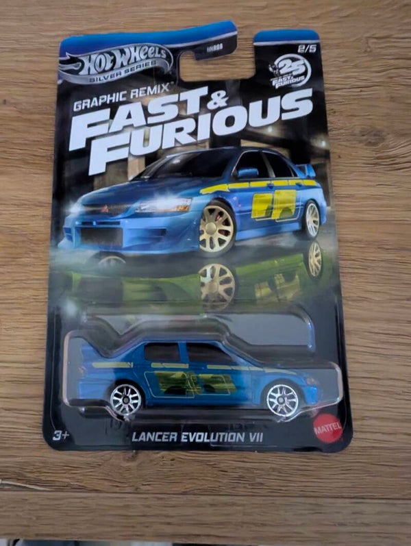 Hot Wheels Lancer Evolution VII – The Fast & Furious Graphic Remix | Sammlerstück in OVP
