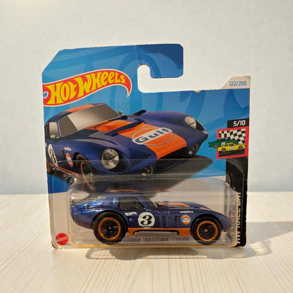 Hot Wheels Gulf Shelby Cobra Daytona Coupé – Kultfahrzeug mit legendärem Racing-Design