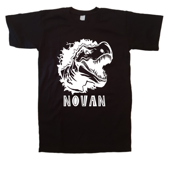 KIDS T-SHIRT T-Rex en naam