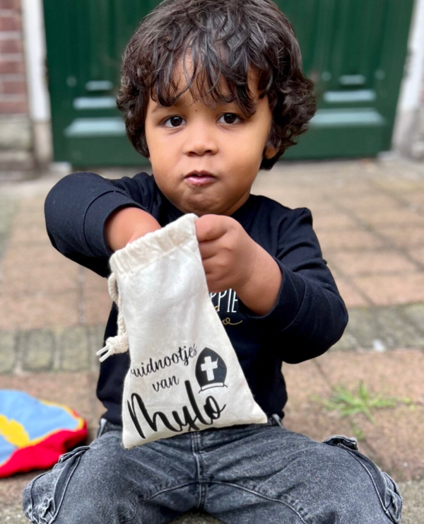 SINT Groot Kruidnootzakje met naam