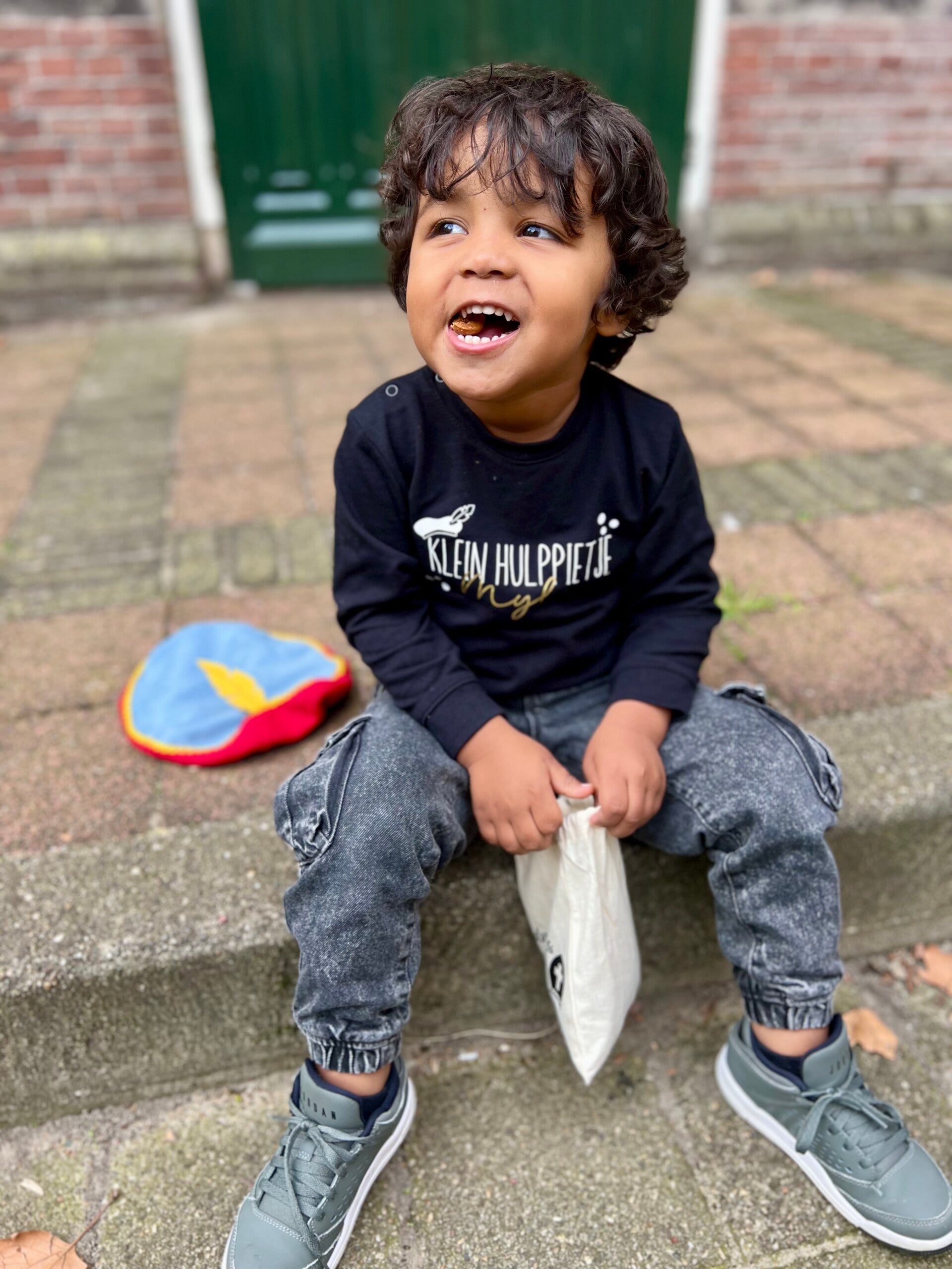 SINTERKLAAS Baby Sweater | Klein hulppietje