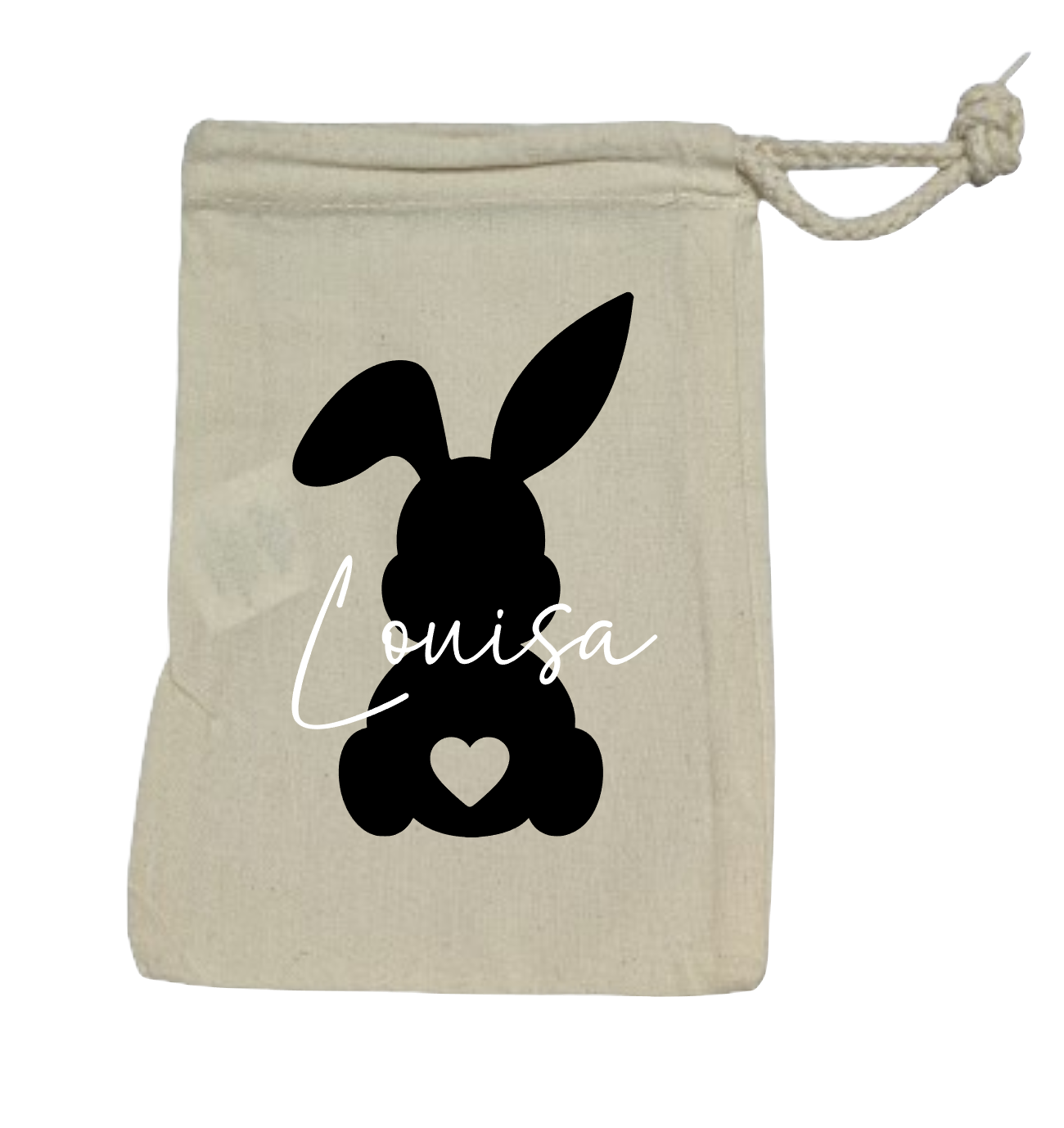 PAASZAKJE Konijntje met naam