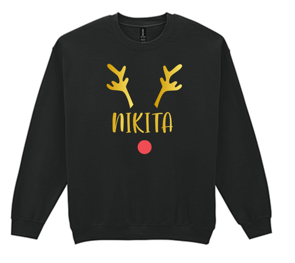 KERST | Dames/Heren Kerst Sweater met naam gepersonaliseerd