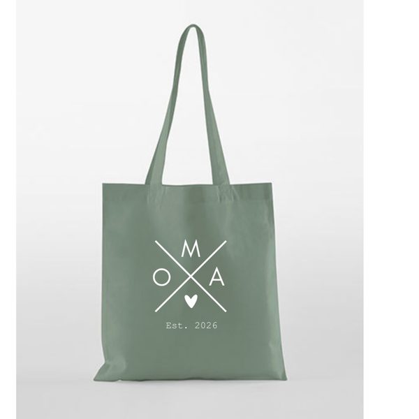 KATOENEN TAS | MAMA/OMA/OPA  Est. Jaartal