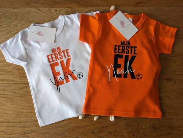 T-SHIRT Mijn Eerste EK met naam