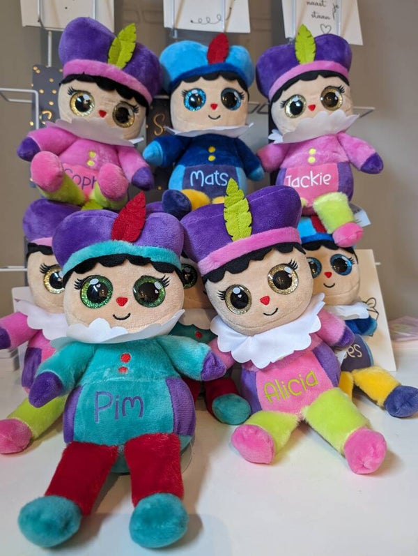 SINTERKLAAS Pieten knuffeltje met naam