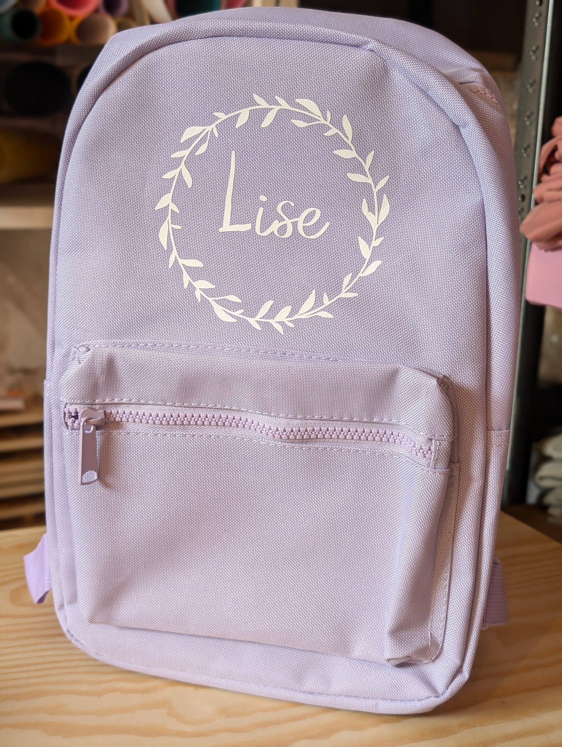 Kinder Rugzak met Naam – 9 Kleuren - Krans