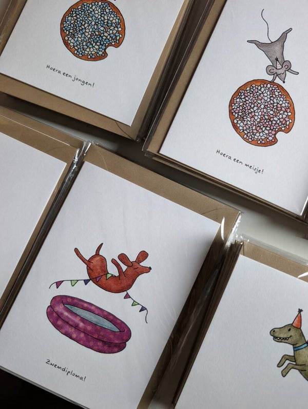 WENSKAART Handgetekend