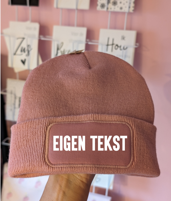 BEANIE - Eigen tekst
