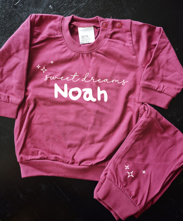 PYJAMA | Sweet Dreams met naam gepersonaliseerd