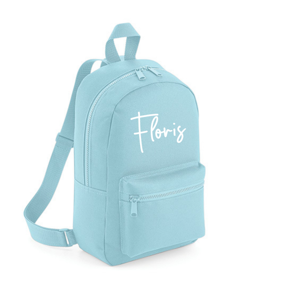 Kinder Rugzak met Naam - 9 kleuren - Simpel