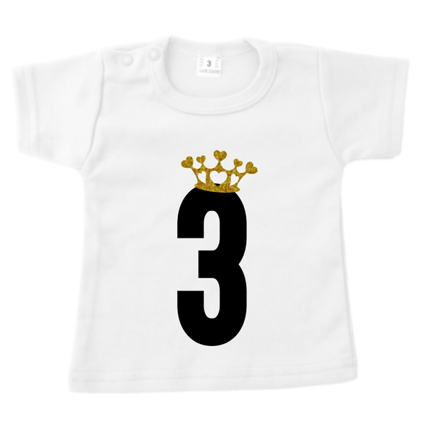 T-SHIRT Cijfer en kroon
