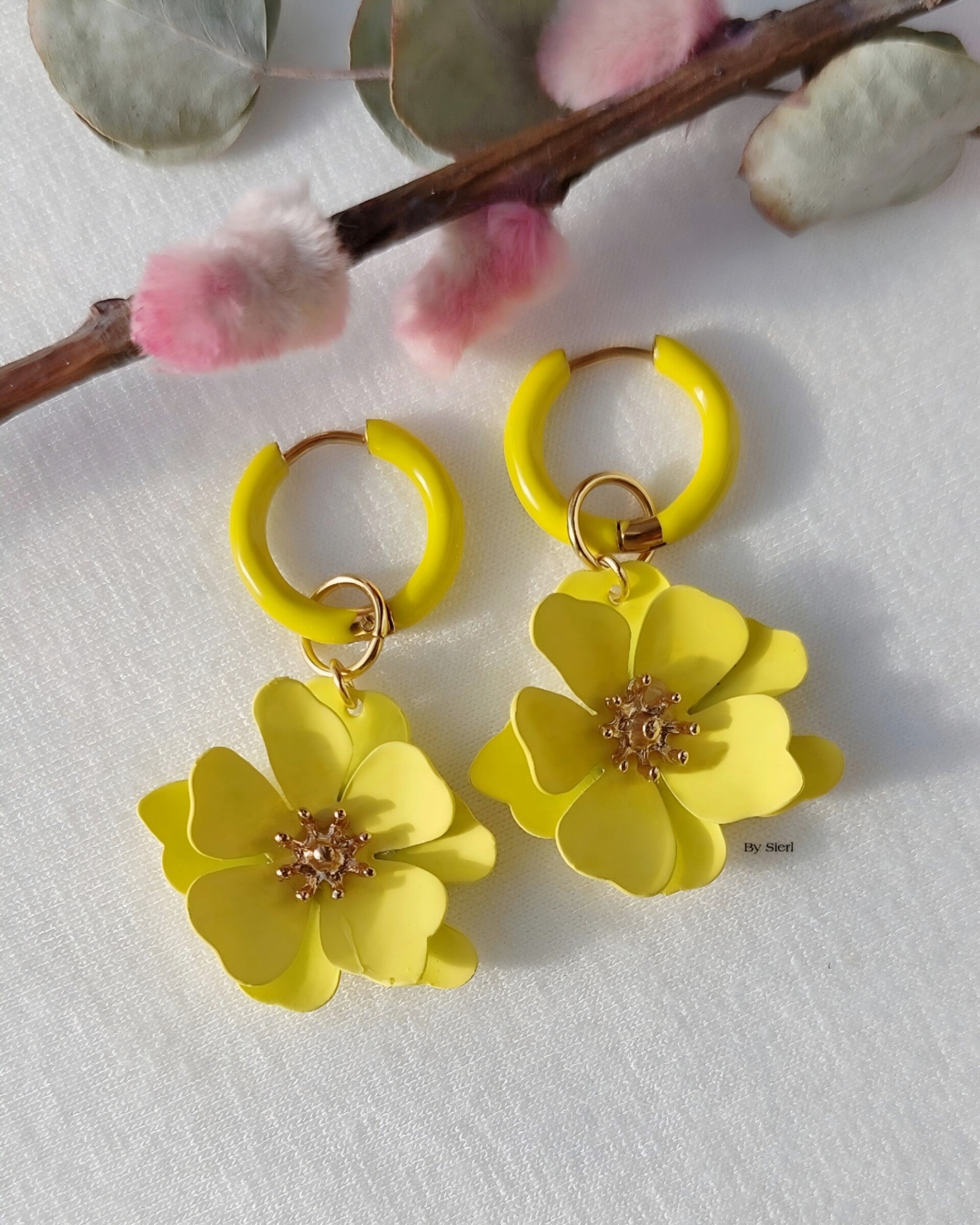 Oorbellen Yellow Flowers