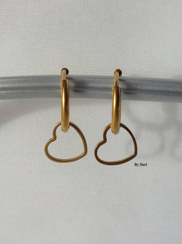 Oorbellen Love goud