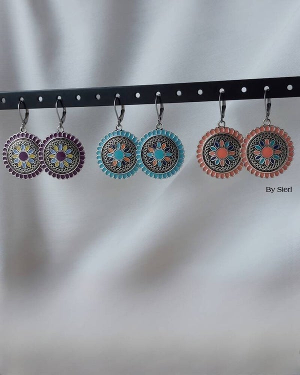 Oorbellen Boho zilver