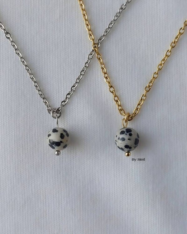 Ketting Egg goud en zilver