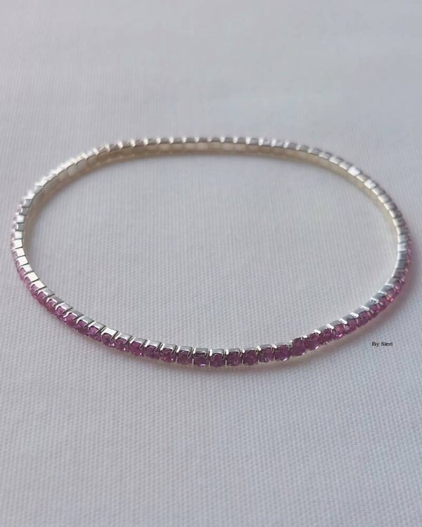 Armbandjes Strass zilver