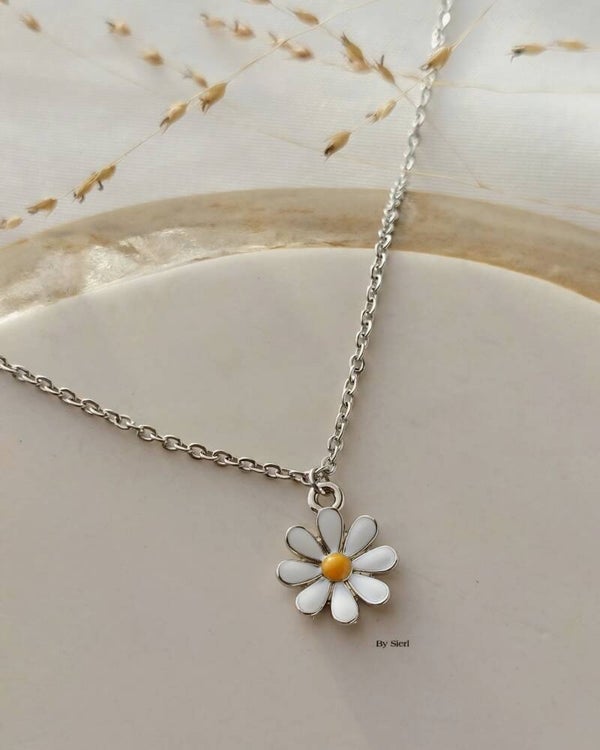Ketting Madelief zilver