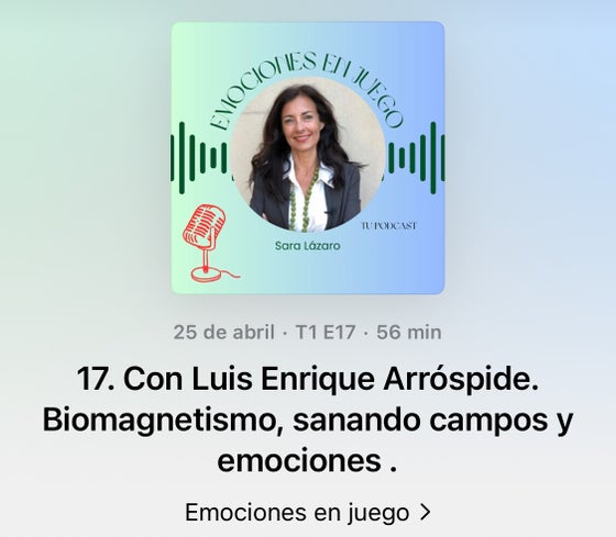 Luis Enrique Arróspide en entrevista de podcast sobre biomagnetismo