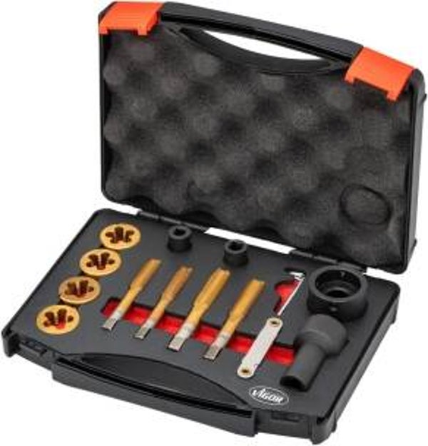 Taraud pour goujons et écrous de roue - jeu de 13 pcs