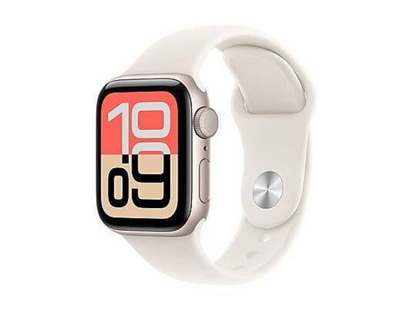 APPLE Watch SE 3 GPS, Cassa 40 mm in alluminio galassia con Cinturino Sport galassia - M/L