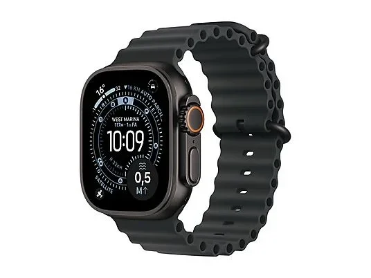 APPLE Watch Ultra 3 GPS + Cellular, Cassa in titanio nero (49 mm) con Cinturino Ocean nero