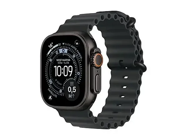 APPLE Watch Ultra 3 GPS + Cellular, Cassa in titanio nero (49 mm) con Cinturino Ocean nero