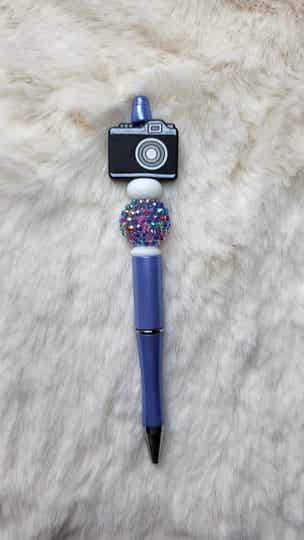 Pen fototoestel blauw