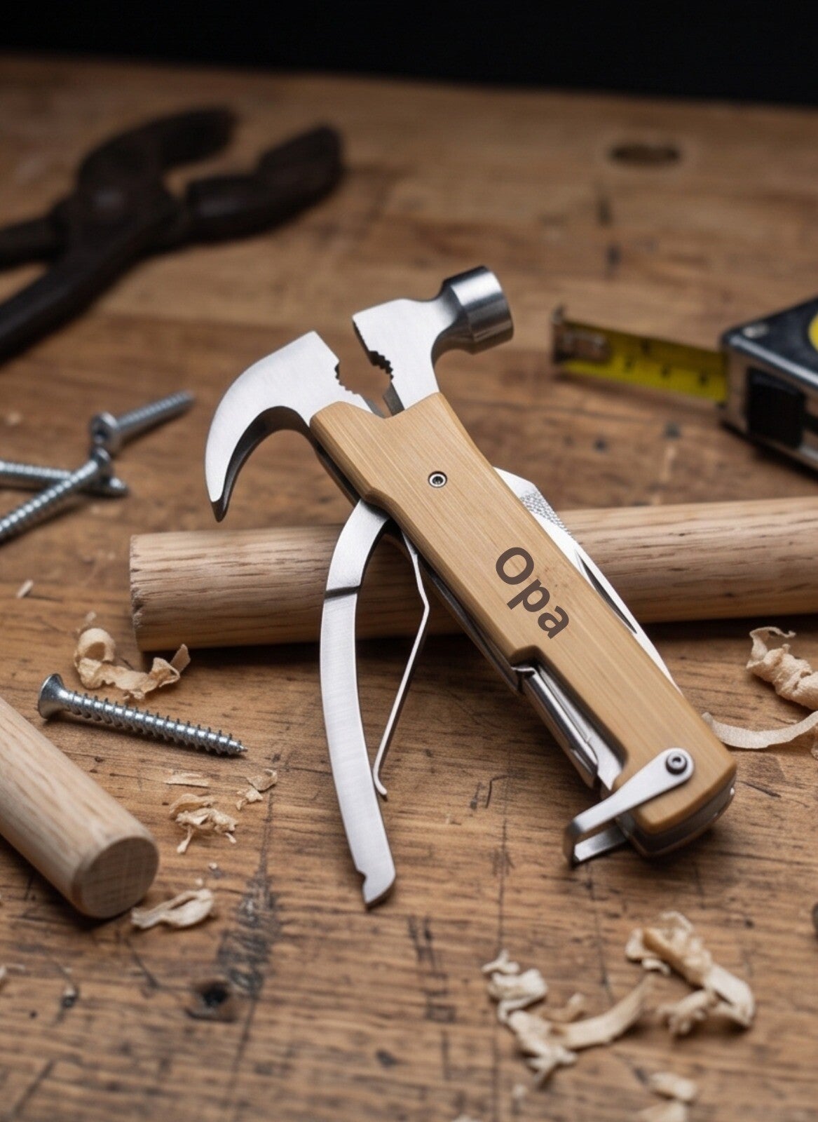 Altijd handig bij de hand – de stoere multitool met hamer