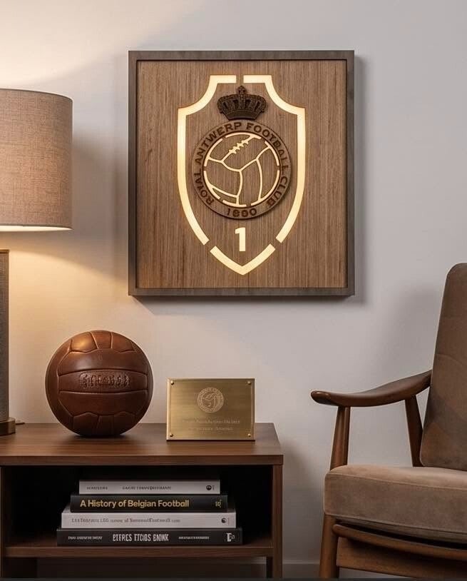 Licht, sfeer en pure voetbalpassie - vierkante LED voetbal lamp