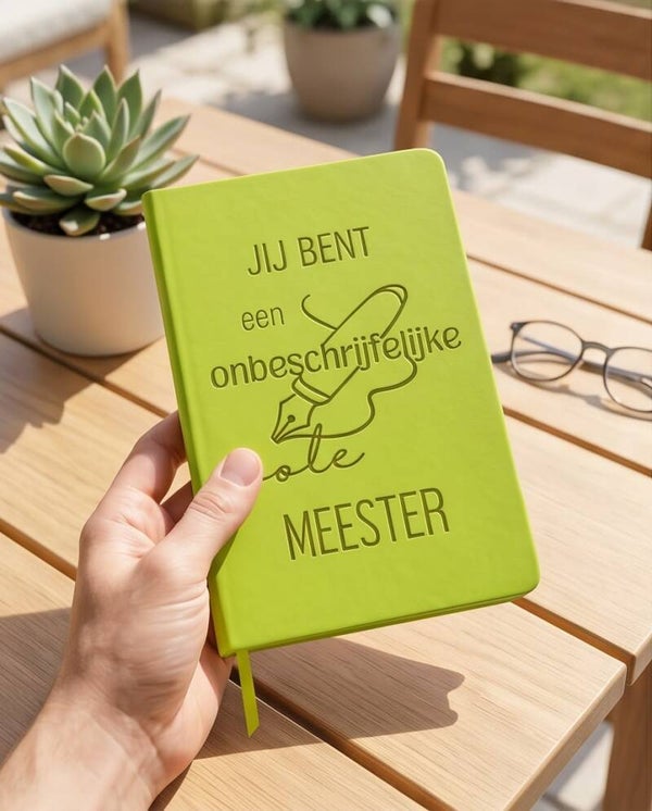 Notitieboekje A6 - Blauw