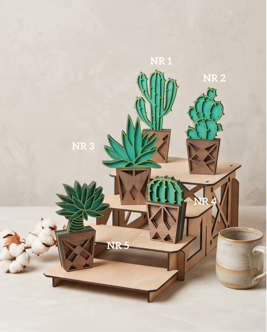 Een cactus die altijd mooi blijft!