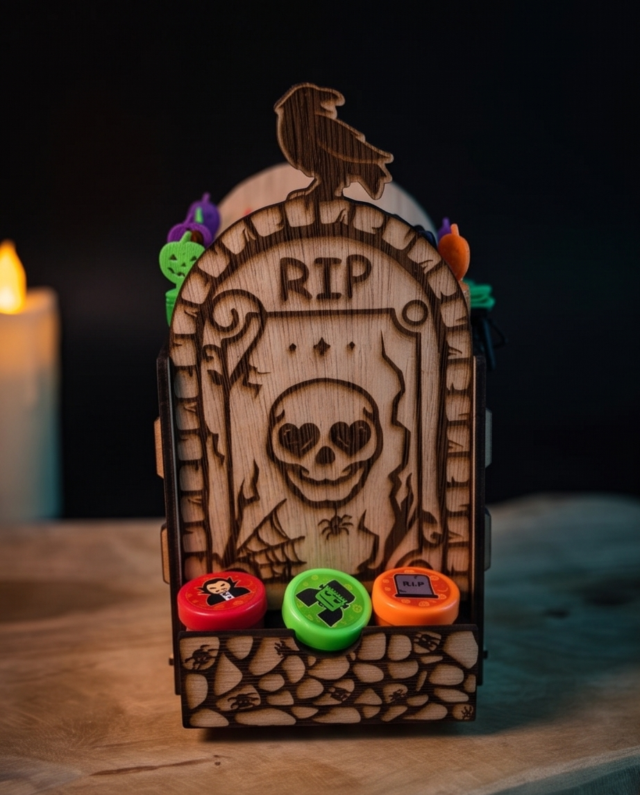 Een grafkistje vol Halloweenpret