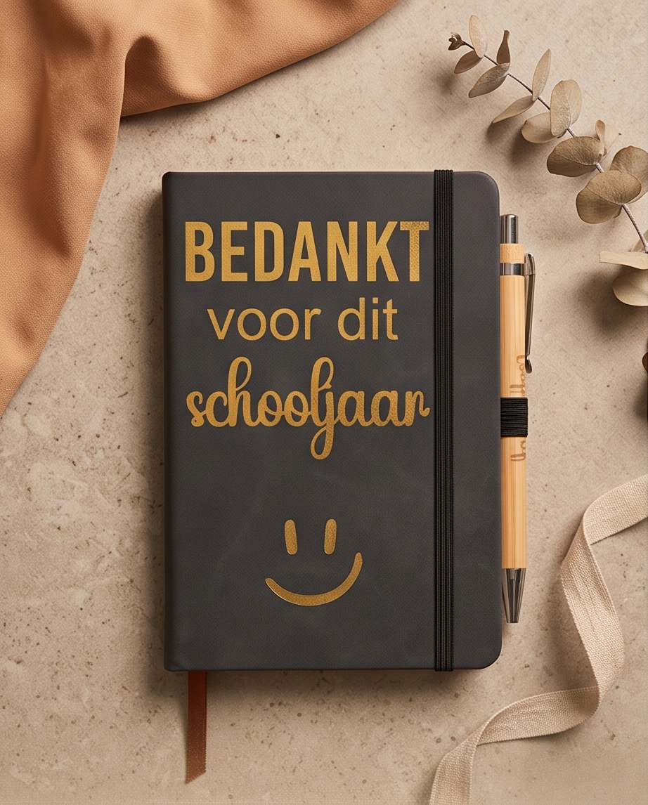 Een A6 notitieboekje vol mooie momenten, speciaal voor jou - zwart