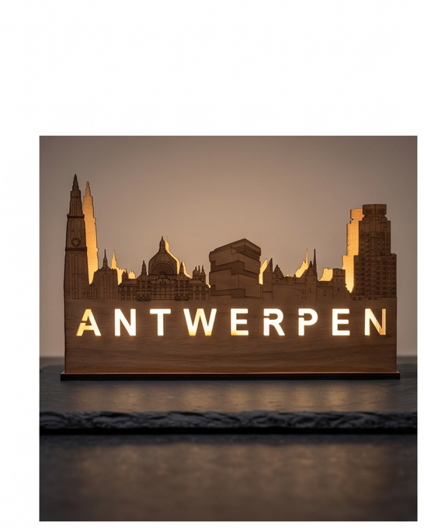 Skyline Antwerpen – een stukje van ’t Stad in warm licht